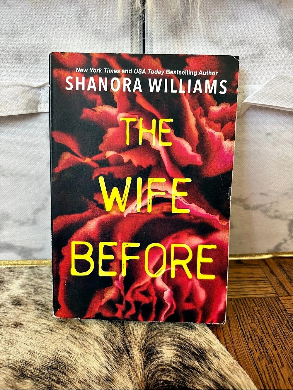 The Wife Before Paperback Book Red & Black